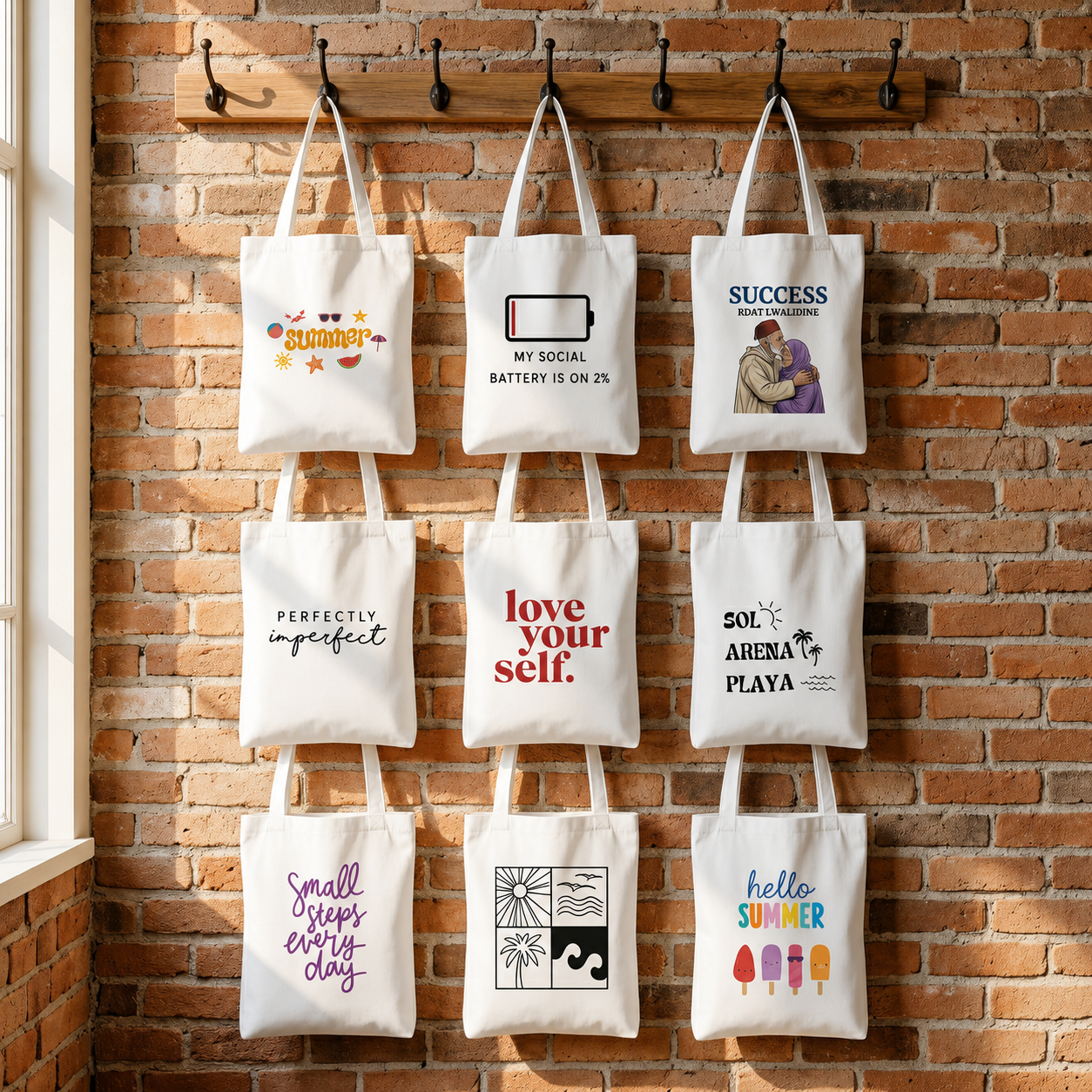 Pack 3 Tote Bags