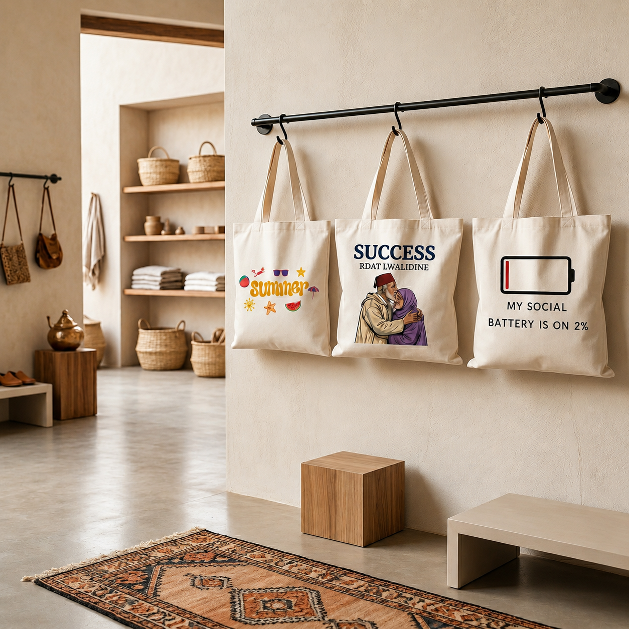 Pack 3 Tote Bags