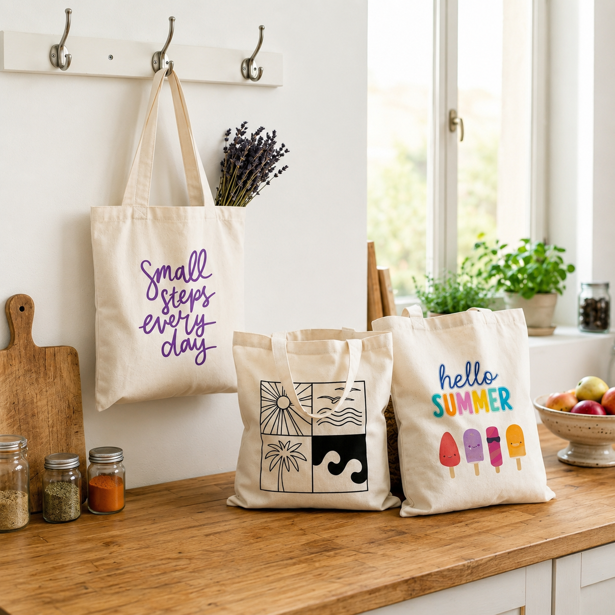 Pack 3 Tote Bags